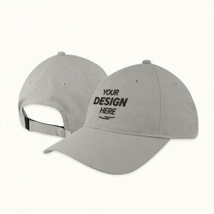 Sombrero de lona de 6 paneles estilo hip-hop deportivo con 6 ojales bordados, el mejor sombrero de abuelo azul marino para ciclismo, actividades al aire libre, playa y béisbol. - Product Image 1