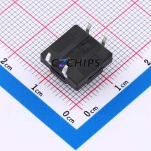 SMG-12-H075A1 Tactile Switch Through hole Component (THT)-4P,12x12mm Switch Single Pole Single Throw Round Button 2.5N 12mm - Product Image 2