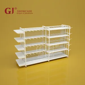 Wholesale Retail Store Shelves Shop Decoration Wooden Gondolas Display Stand Dollar Store Items General