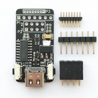 Programador Aprilbeacon ESP Flasher Rev6-USB Tipo-C con Soporte CH340, Compatible con Protoboard para Módulos ESP8266/ESP32