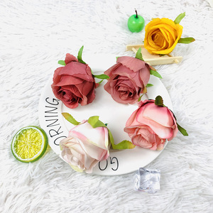 Cabezas de Rosas de Seda de 6.5 cm de Diámetro, Flores Artificiales para Arreglos Florales, Ramos y Decoraciones de Paredes Florales - Product Image 2