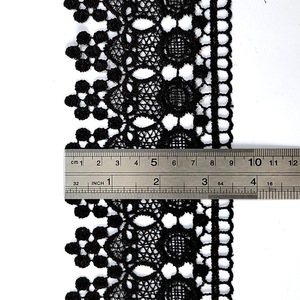 High Quality Chemical Polyester <strong>Heavy</strong> Embroidery Water Crochet Guipure <strong>Lace</strong> <strong>Fabric</strong> - Product Image 2