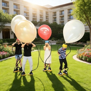 Vente flash Jeux gonflables à ballons Jeu gonflable à ballons Pompe à pédale pour enfants Parc d'attractions en plein air Compétition - Product Image 3