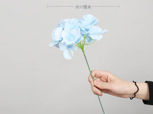 Fiori artificiali di seta ortensia matrimonio casa festa decorazione altre decorazioni piante da fiore - Product Image 4