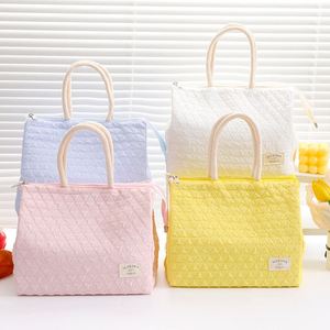 Sac à lunch isotherme en nylon grande capacité, portable, pour la vente en gros, conteneur alimentaire isolé B1, sac à main isotherme, Lettre CN;ZHE - Product Image 1