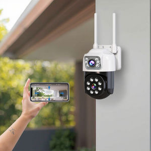 V380 RV2-WiFi PTZ Buitenbeveiligingscamera Dubbele 1MP Nachtzicht Groothoek CMOS Bewegingsdetectie Ingebouwde Microfoon Tweerichtingscommunicatie Cloud - Product Image 1