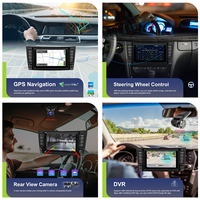 Autoradio Android Podofo 7'' 4+64G avec Carplay/Android Auto sans fil, GPS/WiFi pour Mercedes-Benz Classe E W211 E200 CLS W219 OEM/ODM