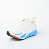 Chaussures de course respirantes avec plaque en carbone pour l'entraînement au marathon avec amorti