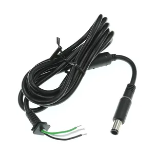 Original DC Tip 7.4x5.0mm Plug With pin Light connector power cable for Dell laptop adapter cord 1.8Meter