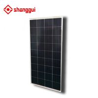 Panneau solaire de puissance 150W personnalisé Panneaux poly photovoltaïques demi-cellule certifiés TUV en silicium polycristallin Boîte de jonction IP67