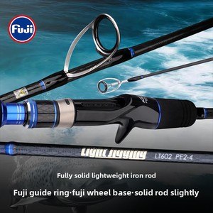 <span class=keywords><strong>Caña</strong></span> de Pescar Sólida de Carbono Fuji para Slow-Jigging, de Una y <span class=keywords><strong>Media</strong></span> Sección, Acción Rápida, Mango Recto y Tipo Pistola, para Pesca en Barco - Product Image 3