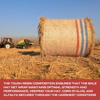Kunden spezifische UV-Stabilität Hay Round HDP Ballen netz Wrap Hay Net für Mini Round Bales