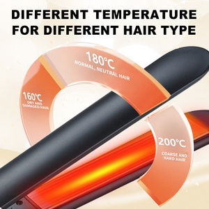 Fers plats professionnels en titane <span class=keywords><strong>fer</strong></span> <span class=keywords><strong>à</strong></span> lisser et bigoudi <span class=keywords><strong>à</strong></span> ions négatifs 2 en 1 personnalisé noir meilleur <span class=keywords><strong>fer</strong></span> <span class=keywords><strong>à</strong></span> cheveux - Product Image 6