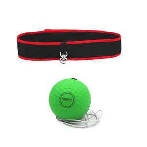 2024 LOGO personalizzato palestra Reflex Fitness PU schiumatura velocità palle reflex boxe punzonatura palla con fascia con scatola di colore