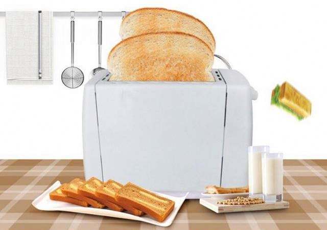 Stainless Steel 2-Slice Electric Sandwich Maker - Image 6