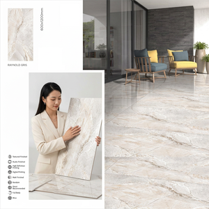 Dalles de porcelaine grand format 600x1200mm Royal Satvario, finition brillante polie - Product Image 6