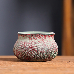 Ceramic Succulent Planter in Garden Style Flower <b>Pots</b> <b>with</b> Glazed Finish <b>Drainage</b> Hole Eco-Friendly Wholesale Products - Product Image 5