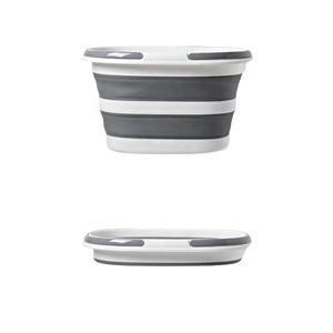 Cesto per Bucato Pieghevole <span class=keywords><strong>Salvaspazio</strong></span> da 16L, Ecologico, con Manici per Uso Domestico - Product Image 5