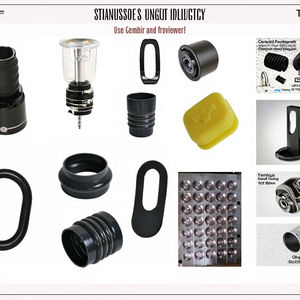 Üretici özel silikon ve kauçuk sızdırmazlık contası NBR/EPDM kesme işleme hizmeti ile kalıplı kauçuk parçalar - Product Image 6