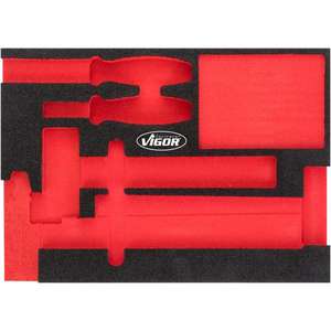 ความแข็งแรง-V5085-L โฟมแทรกนุ่มสำหรับ V5085 (ว่างเปล่า)-EAN 4047728050869กลิ้งเวิร์คช็อปถาดเปล่า - Product Image 1