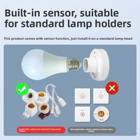 Ampoule LED E27 à détection de lumière pour escaliers, couloirs et allées résidentiels - Température de couleur 6500K