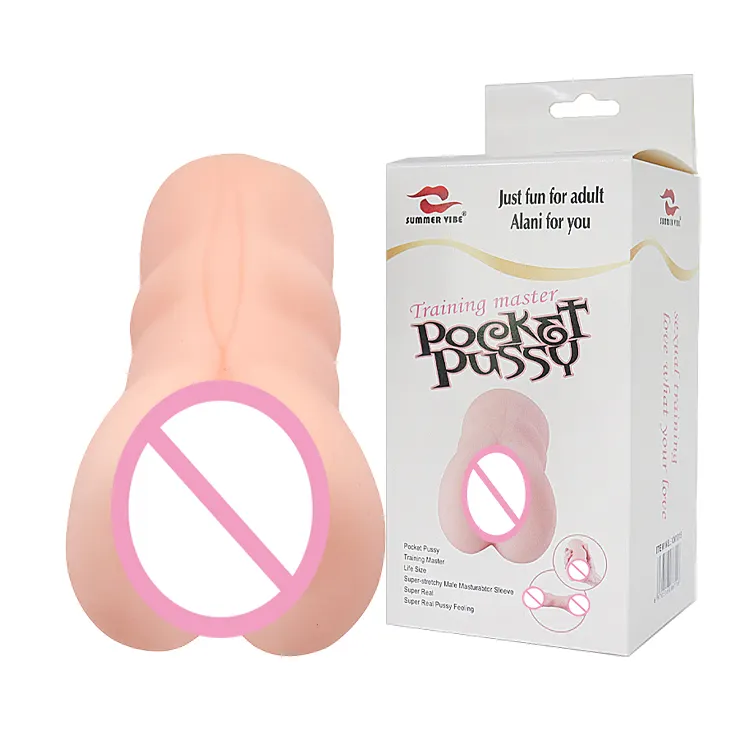 2023 Amazon Hot Selling TPE Material Sex Female Artificial Pocket Pussy For Men Masturbation Vagina Sex Toys