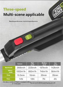 40V WD585 Brushless Blower High-<b>Power</b> Industrial Blower Dust Blower Construction Dust Collector - Product Image 2