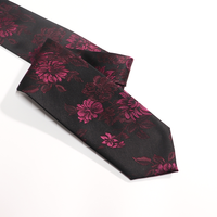 2025 Herren Casual 100% Seide Krawatte Custom Floral Logo Azo-Free Manual Manufacture Großhandel
