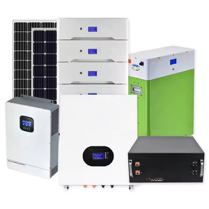 Système complet d'énergie de stockage de panneau solaire de maison de balcon de toit de réseau hybride 5kw à 50kw liste de prix concurrentielle - Product Image 1