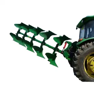 Farming equipment furrow plough farm tractor hydraulic reversible plough furrow plow 2 bottom