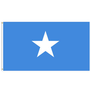 Drapeau <span class=keywords><strong>de</strong></span> la Somalie 3x5 pieds, bannière nationale, fierté somalienne, décoration pour la fête <span class=keywords><strong>de</strong></span> l'indépendance, bleu clair, étoile blanche, 90x150cm - Product Image 1