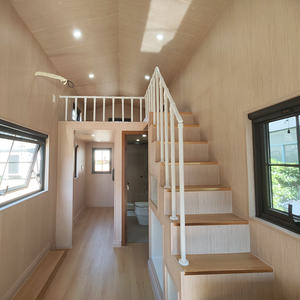 Petite maison sur roues maisons préfabriquées modernes sur remorque avec salle <span class=keywords><strong>de</strong></span> bain cuisine chambre - Product Image 6