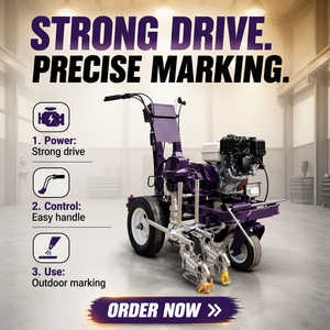 EKIIV M9 - Máquina de Pintura de Líneas para Carreteras con Bomba de Pistón sin Escobillas, Flujo de 4.5 L/min para Tareas de Señalización de Doble Línea - Product Image 1