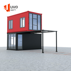 UVO commercio all'ingrosso prefabbricato contenitori mobili piccole case modulari case contenitore cafè Store - Product Image 4