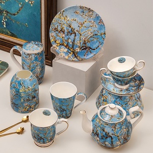 Exquisite European Style Ceramic Coffee Suit Ceramic Tea Set Afternoon Tea Bone China Coffee <b>Cup</b> Set - Product Image 1