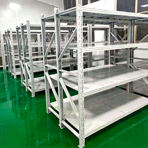 Étagère de stockage en acier galvanisé réglable pour entrepôt, structure principale en métal, assemblage par vis, taille standard, vente en gros - Product Image 2