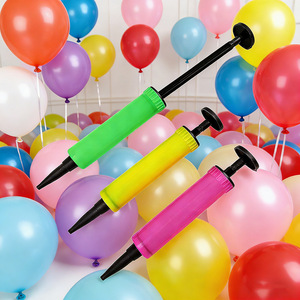 Mini Hand Push Air Pump Portable Balloon Inflator Plastic Manual For Party Toys - Product Image 3