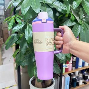 New for Style Insulated Cup <b>Large</b> Capacity 304 Stainless Steel Water Bottle Outdoor Vacuum Sports 6-12 Hours Thermal - Product Image 1