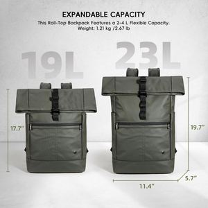 Échantillon gratuit – Sac à dos de sport étanche convertible pour ordinateur portable, idéal pour les voyages et le quotidien - Product Image 5