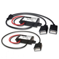 Module abaisseur de tension DC-DC 12V vers 5V 3A, convertisseur d'alimentation double USB pour voiture, câble abaisseur de tension pour recharge de téléphone portable en voiture