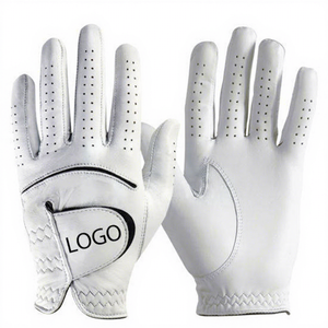 Gants de golf professionnels MUDASSAR SPORTS en cuir véritable Cabretta, fermeture auto-agrippante, imperméables, antidérapants, prise en main douce, durables - Product Image 1