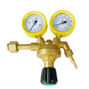 Válvula Reguladora de Presión de Cobre Serie 132 Italiana, Estilo Europeo, Manómetro de Oxígeno y Argón, Material de Cobre de Alta Calidad - Product Image 2