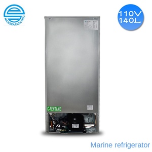 Réfrigérateur à double <span class=keywords><strong>porte</strong></span> 110V 140L Double température Dégivrage automatique Niveau d'efficacité énergétique <span class=keywords><strong>1</strong></span> pour les appareils électriques marins - Product Image 3