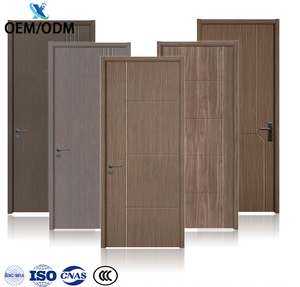 Porte coulissante insonorisée en placage <span class=keywords><strong>de</strong></span> bois écologique en MDF, <span class=keywords><strong>PVC</strong></span> et WPC, imperméable, pour utilisation intérieure dans les appartements et les hôtels - Product Image 1