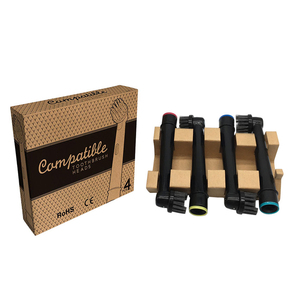 Recyclable Brosse À Dents Têtes 4 Pack de <span class=keywords><strong>Charbon</strong></span> de Bois Brosse À Dents Brosse À Dents Écologique Tête Noir - Product Image 1