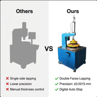 Machine de rectification de surface plane, machine de polissage du métal et du verre, livraison directe d'usine