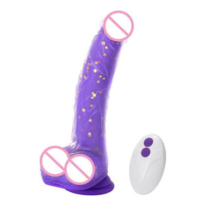 Vibrateur télécommandé violet rêveur, stimule le point G, fonction de poussée et de traction, jouet sexuel pour femmes adultes. - Product Image 1
