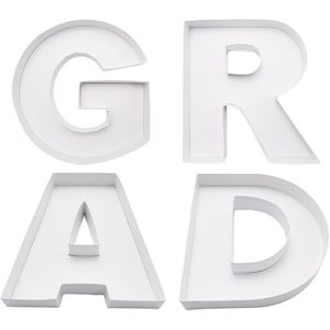 Plateau rectangulaire de 8 pouces en carton biodégradable de qualité alimentaire pour lettres de diplôme, idéal pour la décoration de fête de remise des diplômes 2026 - Product Image 4