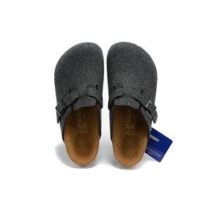 Fabricant de sabots Boston Birkenstock écologiques et durables en cuir suédé, mules orthopédiques, vente en gros, logo personnalisé, usine - Product Image 5