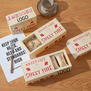 กล่องบรรจุภัณฑ์คุกกี้แ<span class=keywords><strong>บ</strong></span><span class=keywords><strong>บ</strong></span>พั<span class=keywords><strong>บ</strong></span>ได้ รูปทรงสี่เหลี่ยมผืนผ้า ผิวด้าน สำหรับใส่ขนม<span class=keywords><strong>บ</strong></span>ิสกิต แม<span class=keywords><strong>การ</strong></span>อง <span class=keywords><strong>บ</strong></span><span class=keywords><strong>ราว</strong></span><span class=keywords><strong>นี่</strong></span> ลูกอม ช็อกโกแลต  แบ<span class=keywords><strong>บ</strong></span>ย่อยสลายได้ - Product Image 1